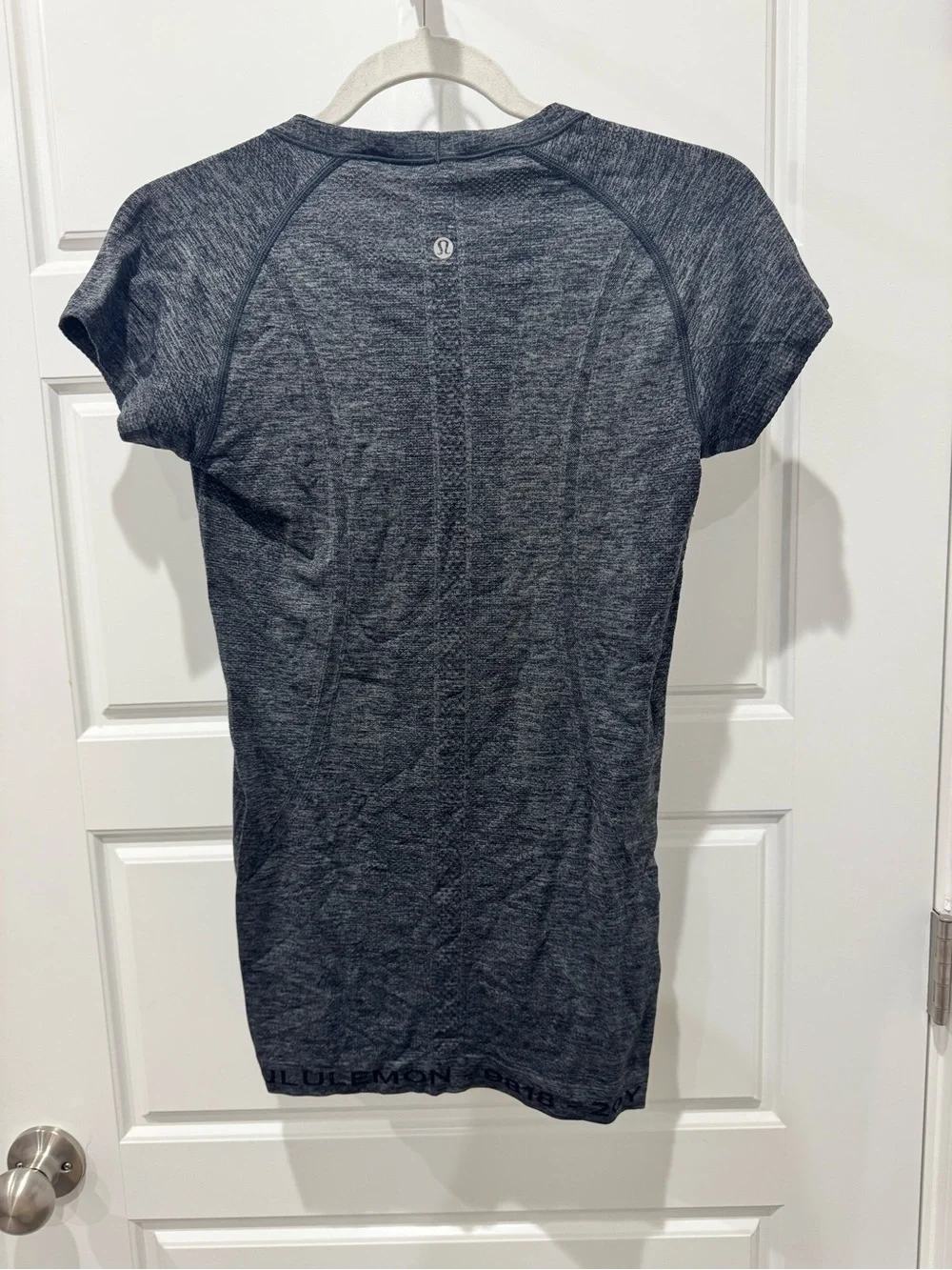 lululemon athletica Heathered Charcoal Short Sleeve Tee